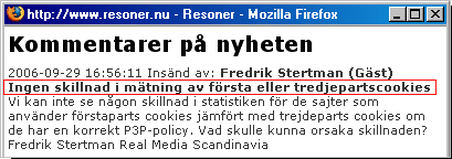 Som man mäter får man webbstatistik