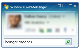 Inbäddad Windows Live i Messenger